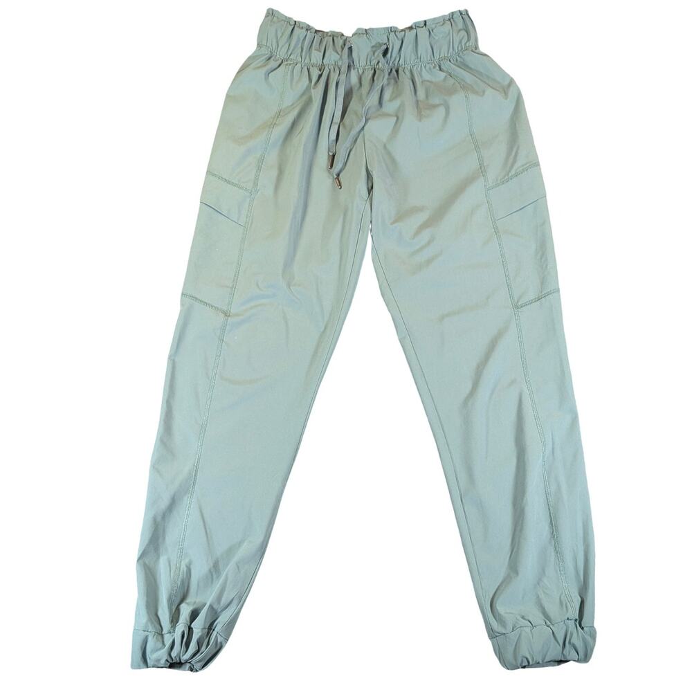 Freely Jogger Pants Womens XS Sage Green Cargo Travel Hiking Lightweight - Picture 4 of 9